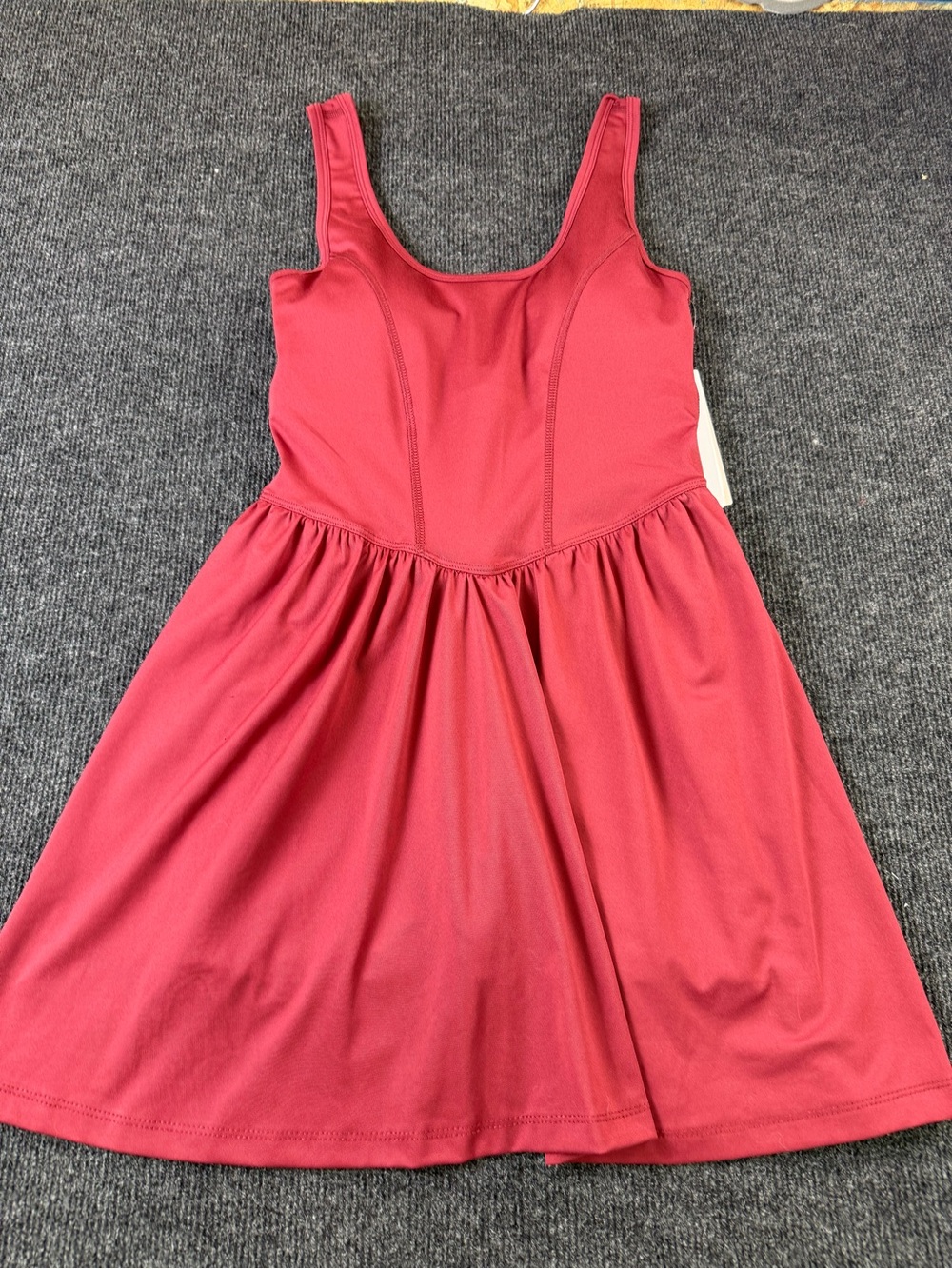 Yogalicious Berry Red Tank Dress